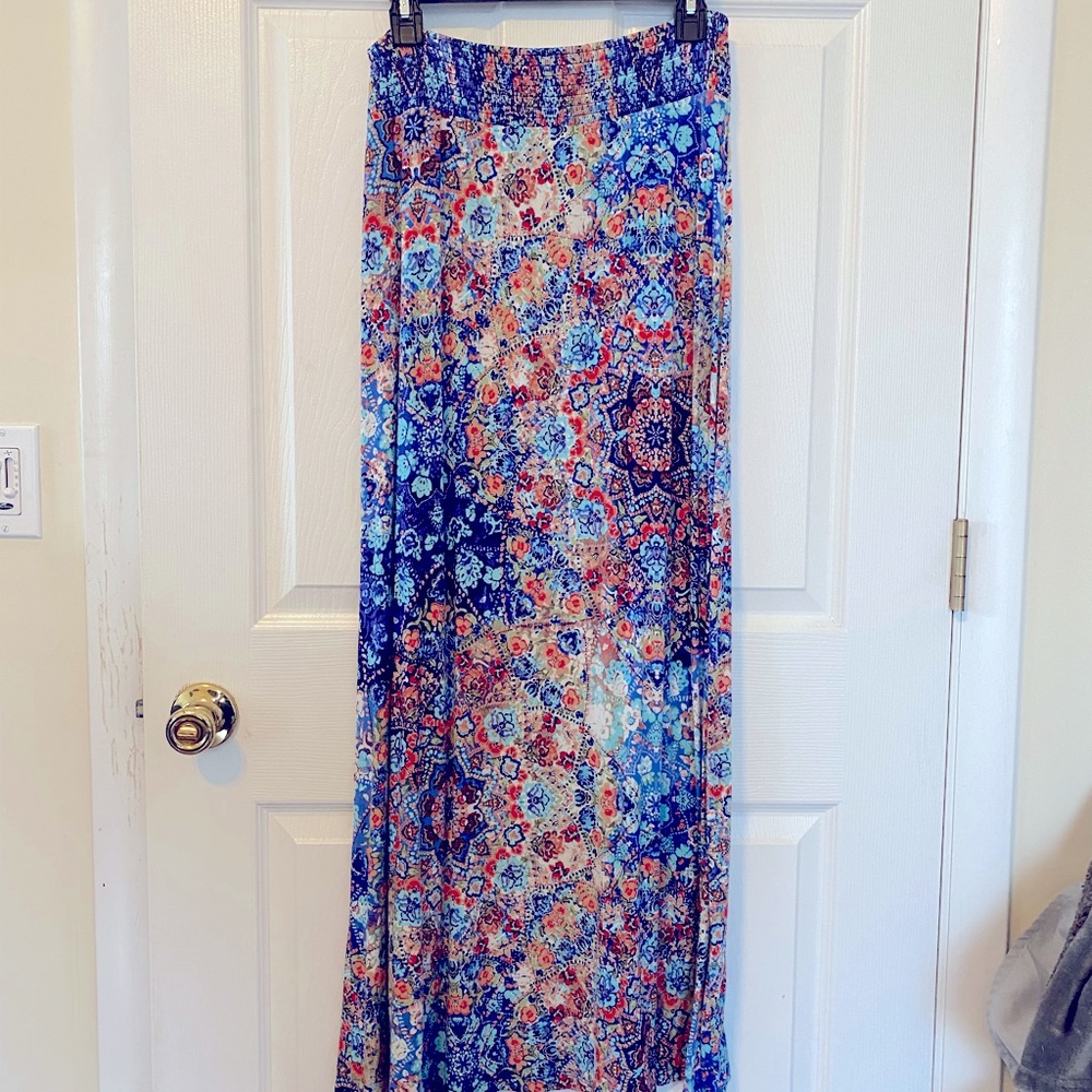 High Waisted Maxi Skirt
